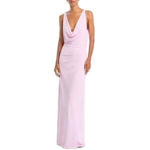 Jonathan Simkhai Womens Kosme Open-Back Gown Medium Cherry Blossom - NWT $745